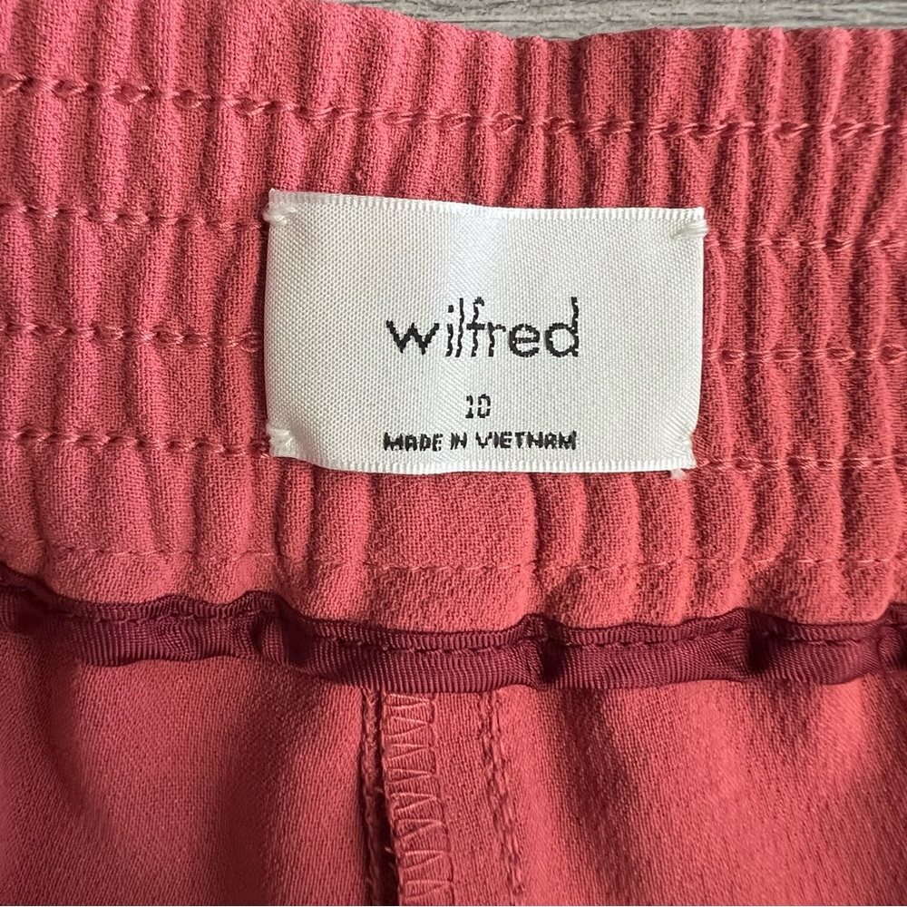 Aritzia Wilfred Coral pink Women's wide leg Pants - Picture 3 of 9
